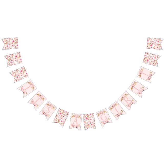 C’est une bannière de Baby shower pour fille - Ros (Tout)