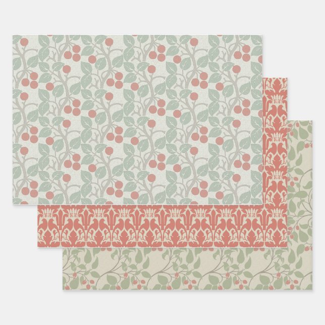 C. F. A. Voysey Feuilles de papier d'emballage de  (Lot)