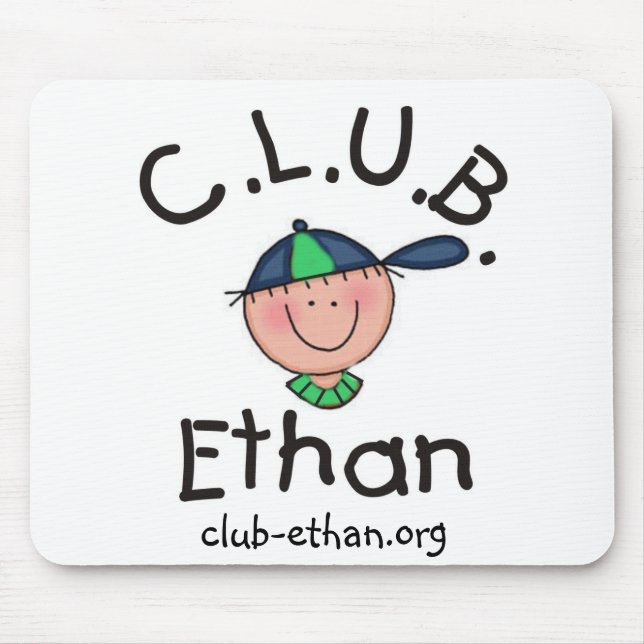 C.L.U.B. Tapis de souris d'Ethan (Devant)