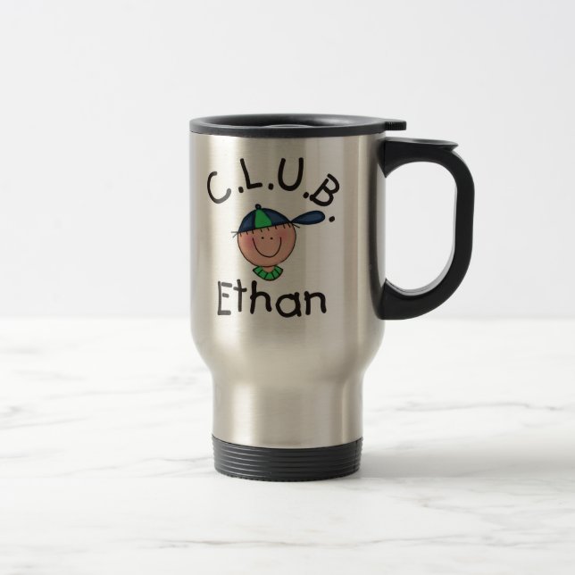 C.L.U.B. Tasse de voyage d'acier inoxydable (Droit)