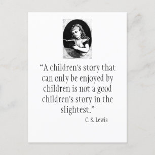 C.S. Carte postale Lewis Quote