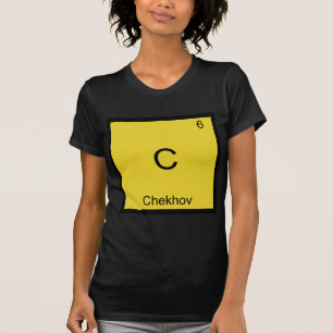 C- Tchekhov T-Shirt Symbole Élément Chimique Drôle