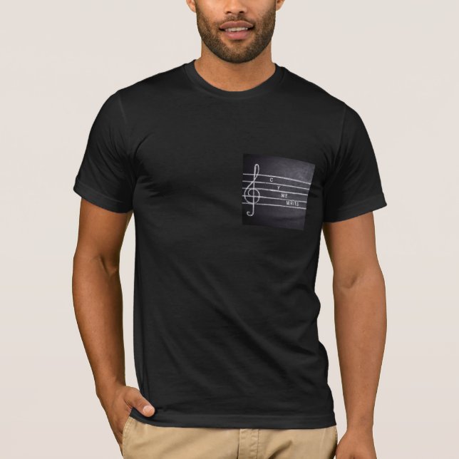 C Y We Write T-shirt pour hommes (Devant)
