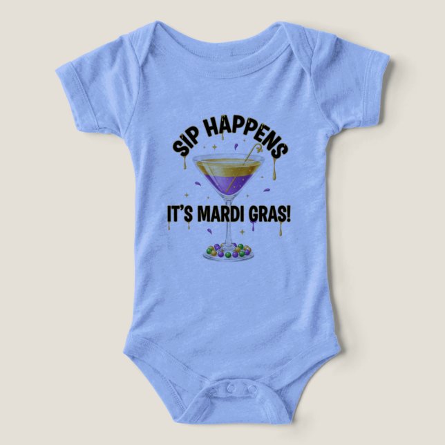 Ça arrive, c'est Mardi Gras, c'est drôle, c'est un (Design Recto)