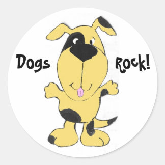 CA - Chiens, Rock ! Autocollants