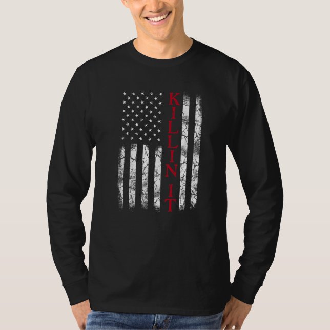 Ça Déchire Drapeau USA  Slogan Hommes Femmes Haut  (Devant)