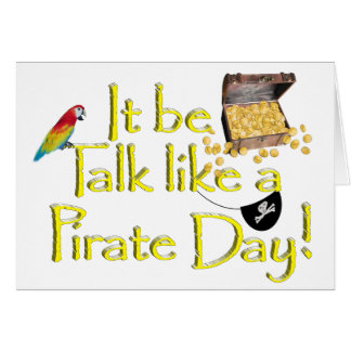 Ça doit être une journée de pirates !
