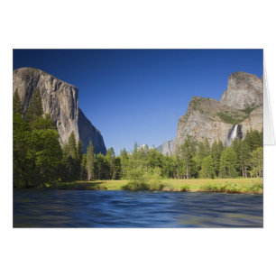 CA, Parc national de Yosemite, Vue de la vallée av