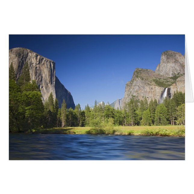 CA, Parc national de Yosemite, Vue de la vallée av (Devant horizontal)