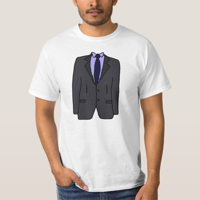 CA T-shirt de manteau et de cravate (Devant)