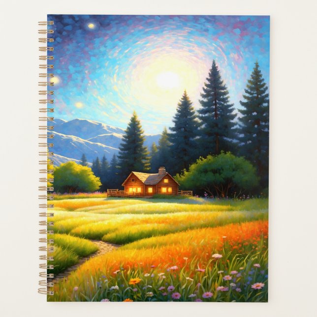Cabane de forêt de montagne Art (Devant)