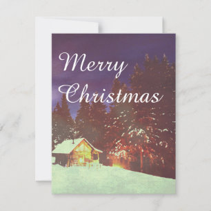 Cabane hivernale merveilleuse Joyeux Noël Cosy