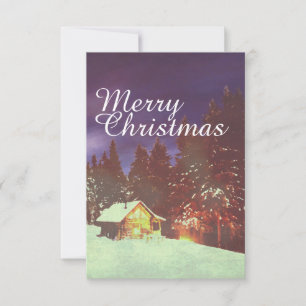 Cabane merveilleuse de Noël hivernal Cozy