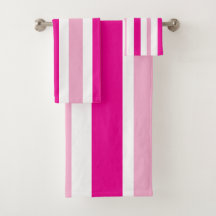 Cabane rayures blanches et roses