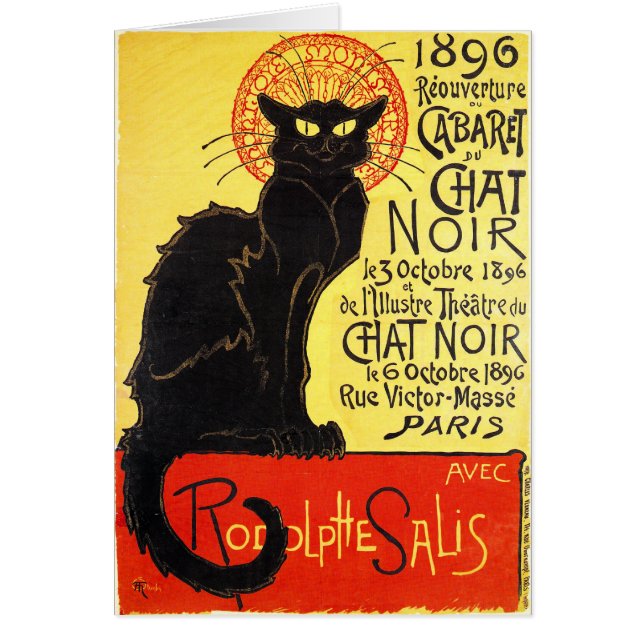 Cabaret du Chat Noir, Steinlen (Devant)