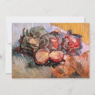 Cabbages rouges et oignons par Vincent van Gogh
