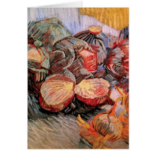 Cabbages rouges et oignons par Vincent van Gogh