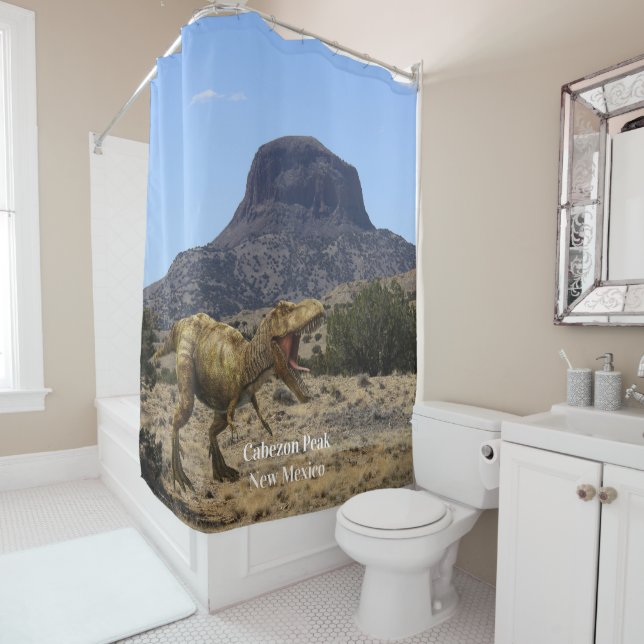 Cabezon Peak, Nouveau-Mexique Douche rideau (En situation)