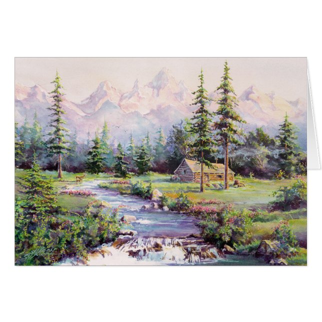 CABINE de MONTAGNE par SHARON SHARPE (Devant Horizontal)