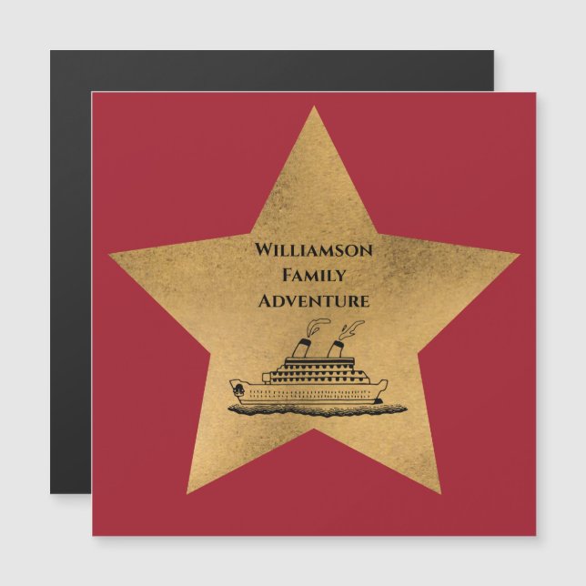 Cabine Porte Gold Star Family Cruise Ship (Devant / Derrière)