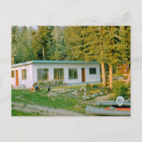 Cabine sur Bednesti Lake 1961 Carte postale