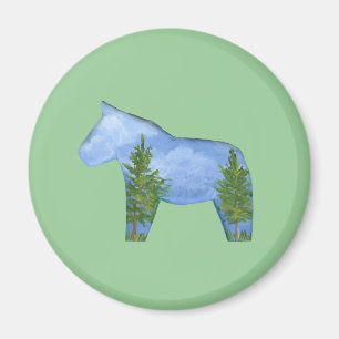 Cabine Vue Magnet de cheval