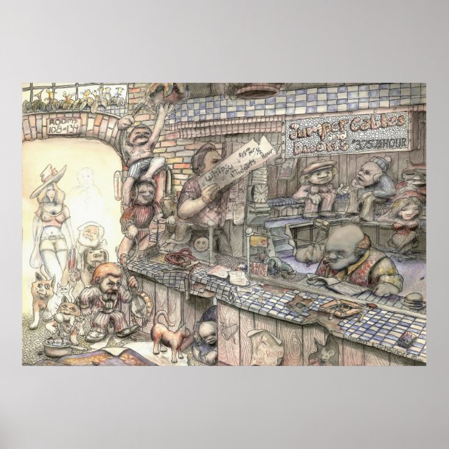 Câbles et nains de pare-chocs - Poster (Devant)