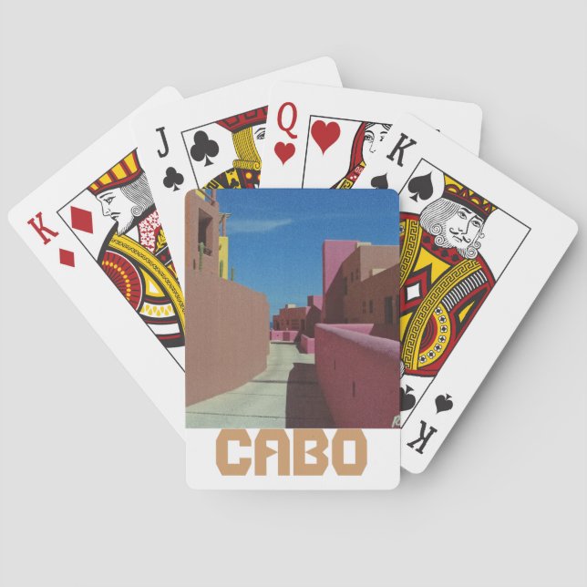 Cabo Basse-Californie, cartes de jeu du Mexique (dos)