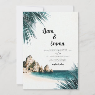 Cabo Mexique Mariage Destination Invitation