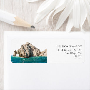 Cabo San Lucas Beach Retourner l'adresse Étiquette