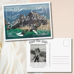 Cabo San Lucas Mariage Enregistrer la date Carte p