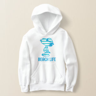 cacahuètes Snoopy Cyan Stripes Lunettes de solei