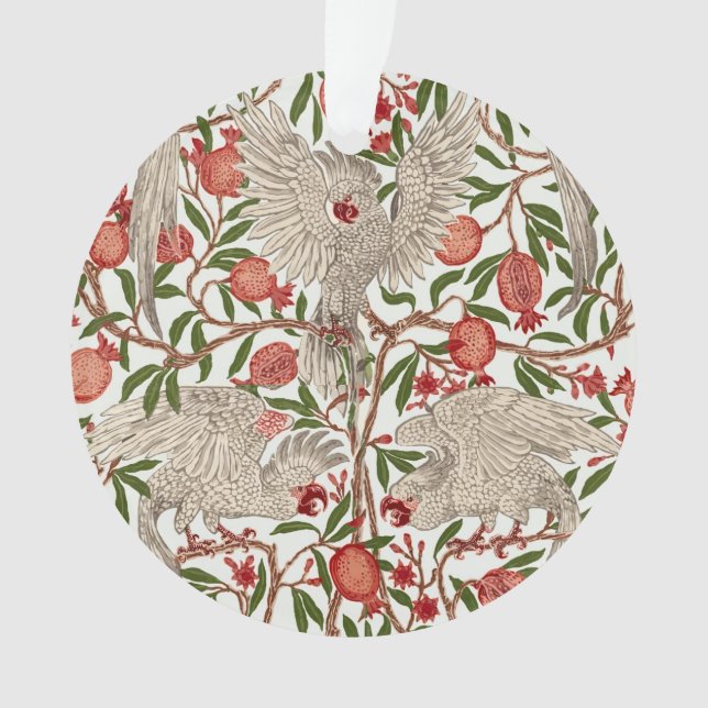 Cacatoès blanc Walter Crane Grenade rouge Art (devant)