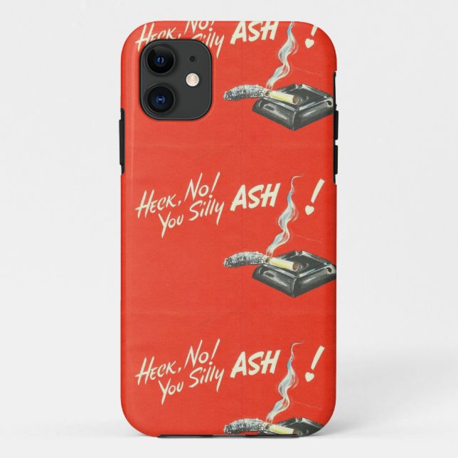cache coque iphone de cendres ridicule (Dos)
