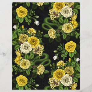 Caché en rose, jaune et vert