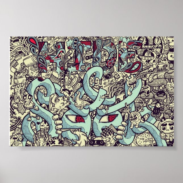 Cachez ! Poster d'Art Pop ! (Devant)