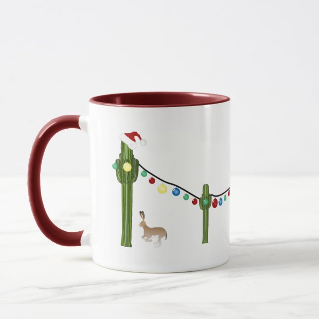 Cactus Christmas Mug (Gauche)