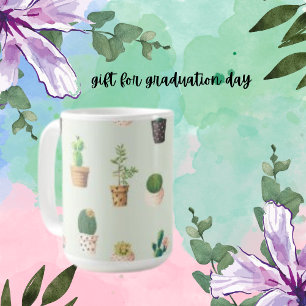 Cactus Craze Plante Pots Fleur Café Mug