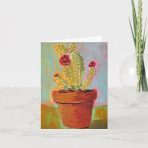 Cactus de Noël dans un pot d'argile - Carte de voe