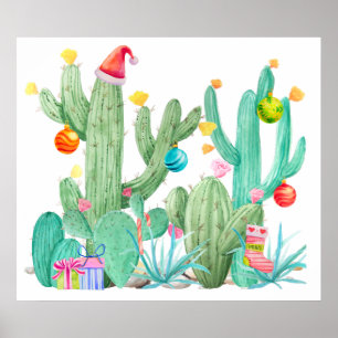 Cactus de vacances de Noël Impression du Sud-Ouest