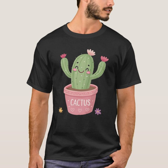 Cactus - Design unique de T-shirts inspirés du dés (Devant)