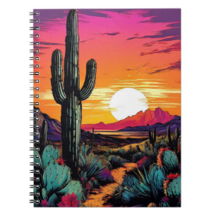 Cactus du désert Abstrait Journal carnet