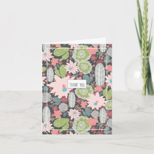 Cactus et Cartes de remerciements Plantes successi
