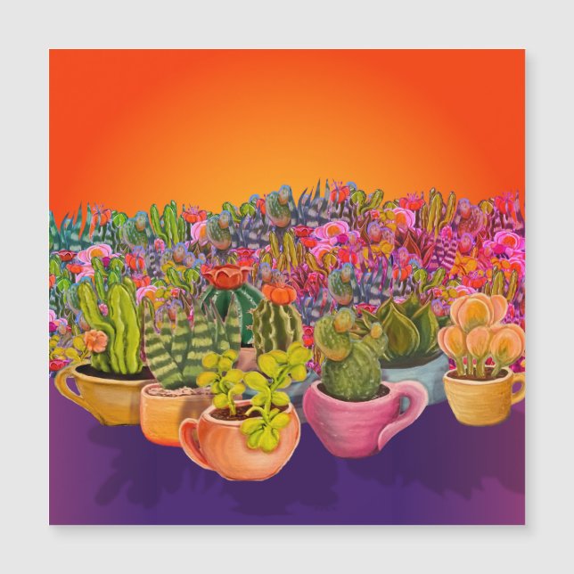 Cactus et succulents (Devant)