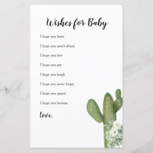 Cactus Floral Taco 'bout Love Wives for Baby Card