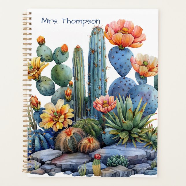 Cactus florissants et succulents (Devant)