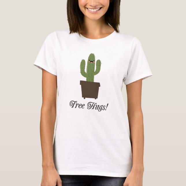 Cactus Free Hugs | T-shirt (Devant)