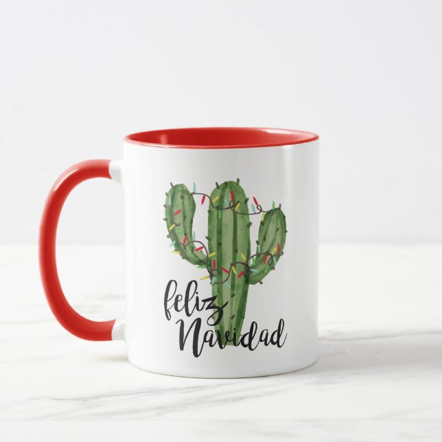 Cactus Mug de Noël (Gauche)