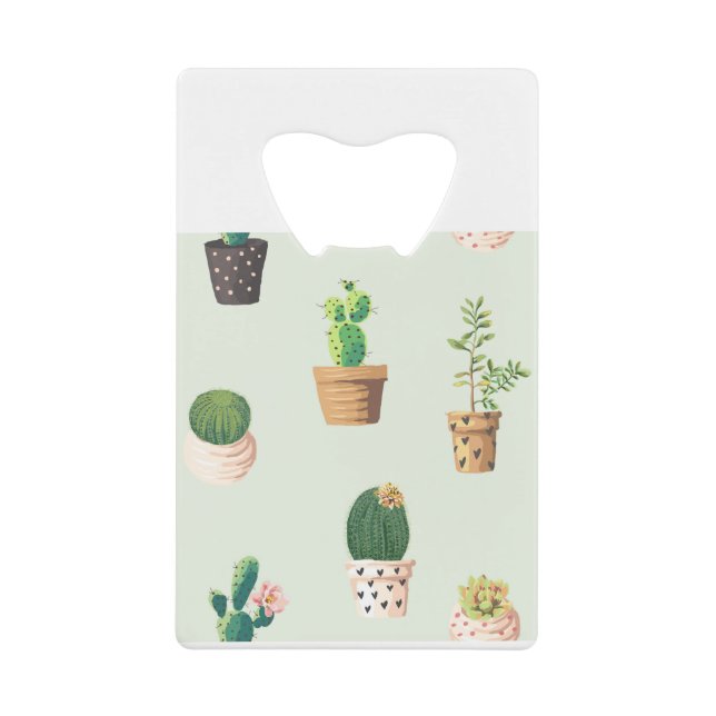 Cactus Plante Pots Fleurs Motif mignonne (Devant)