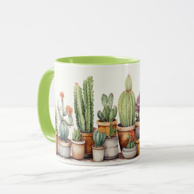 Cactus Pots mug (Devant gauche)